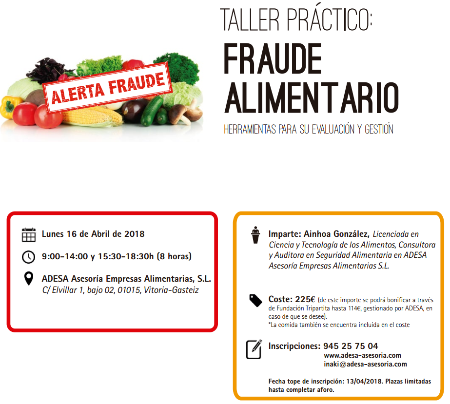 cartel fraude alimentario